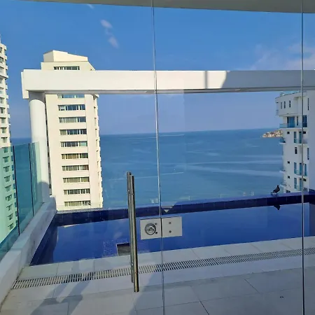 Apartamento 15 Vista Al Mar, Playa Rodadero, Santa Marta Extérieur photo