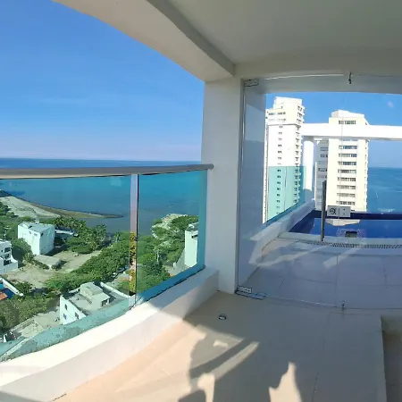 Apartamento 15 Vista Al Mar, Playa Rodadero, Santa Marta Extérieur photo