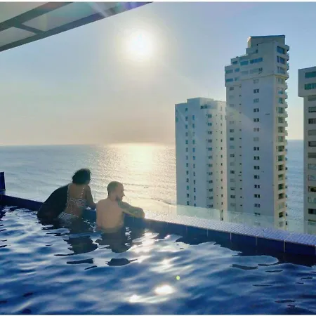 Apartamento 15 Vista Al Mar, Playa Rodadero, Santa Marta Extérieur photo
