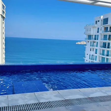 Apartamento 15 Vista Al Mar, Playa Rodadero, Santa Marta Extérieur photo